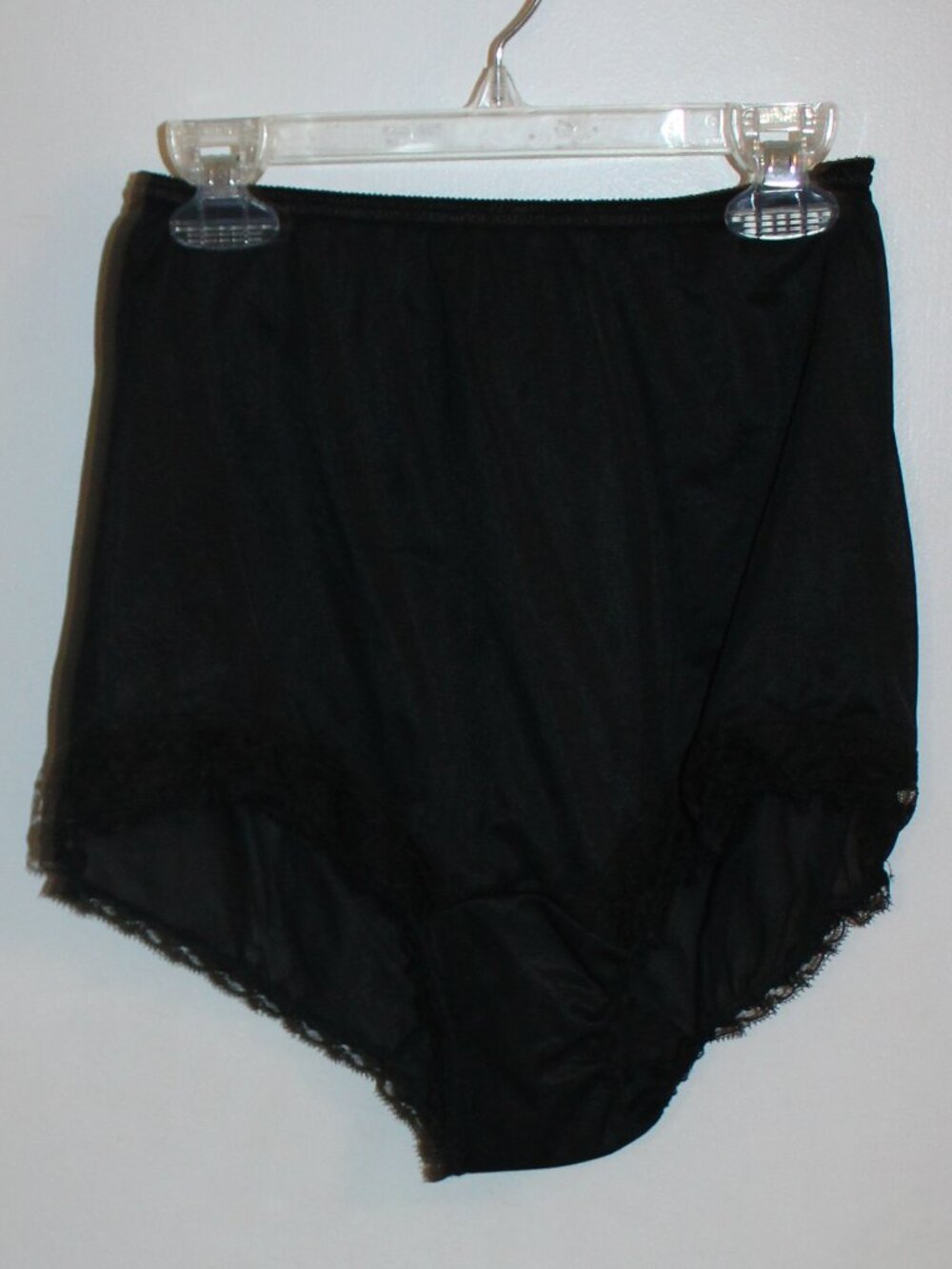 Vintage Sherman Sheer Black Bloomer Panty Size Large